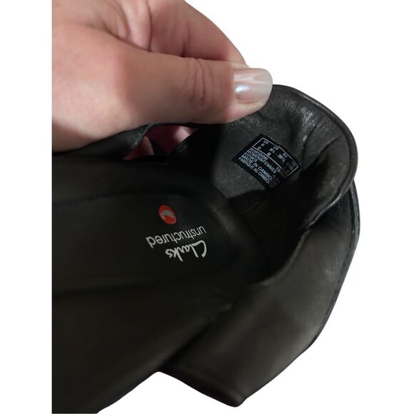 Clarks 26159103 Kylyn Strap Leather Black Dual Strappy Sandals Size 8.5 - Picture 8 of 12